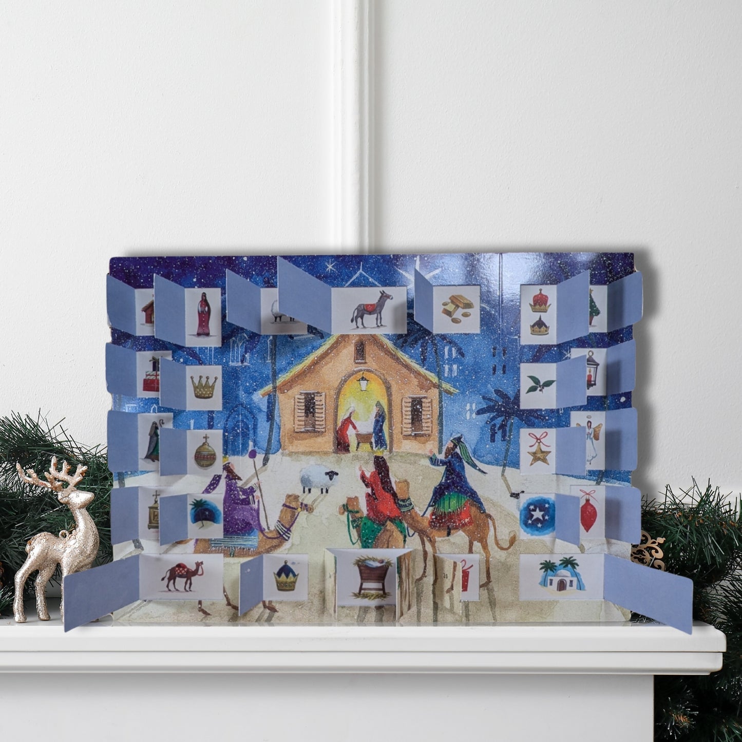 Traditional Advent Calendar We Three Kings Christmas Advent Calendar Gift Idea