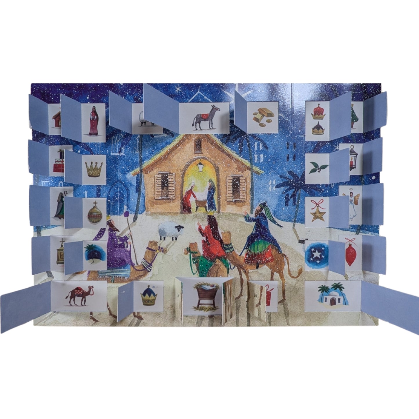 Traditional Advent Calendar We Three Kings Christmas Advent Calendar Gift Idea