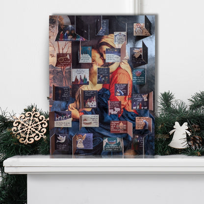 Traditional Advent Calendar Religious Christmas Advent Calendar Gift Idea