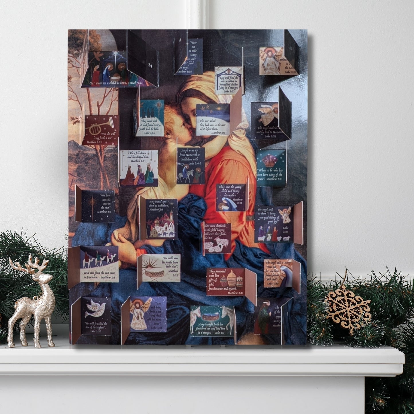 Traditional Advent Calendar Religious Christmas Advent Calendar Gift Idea