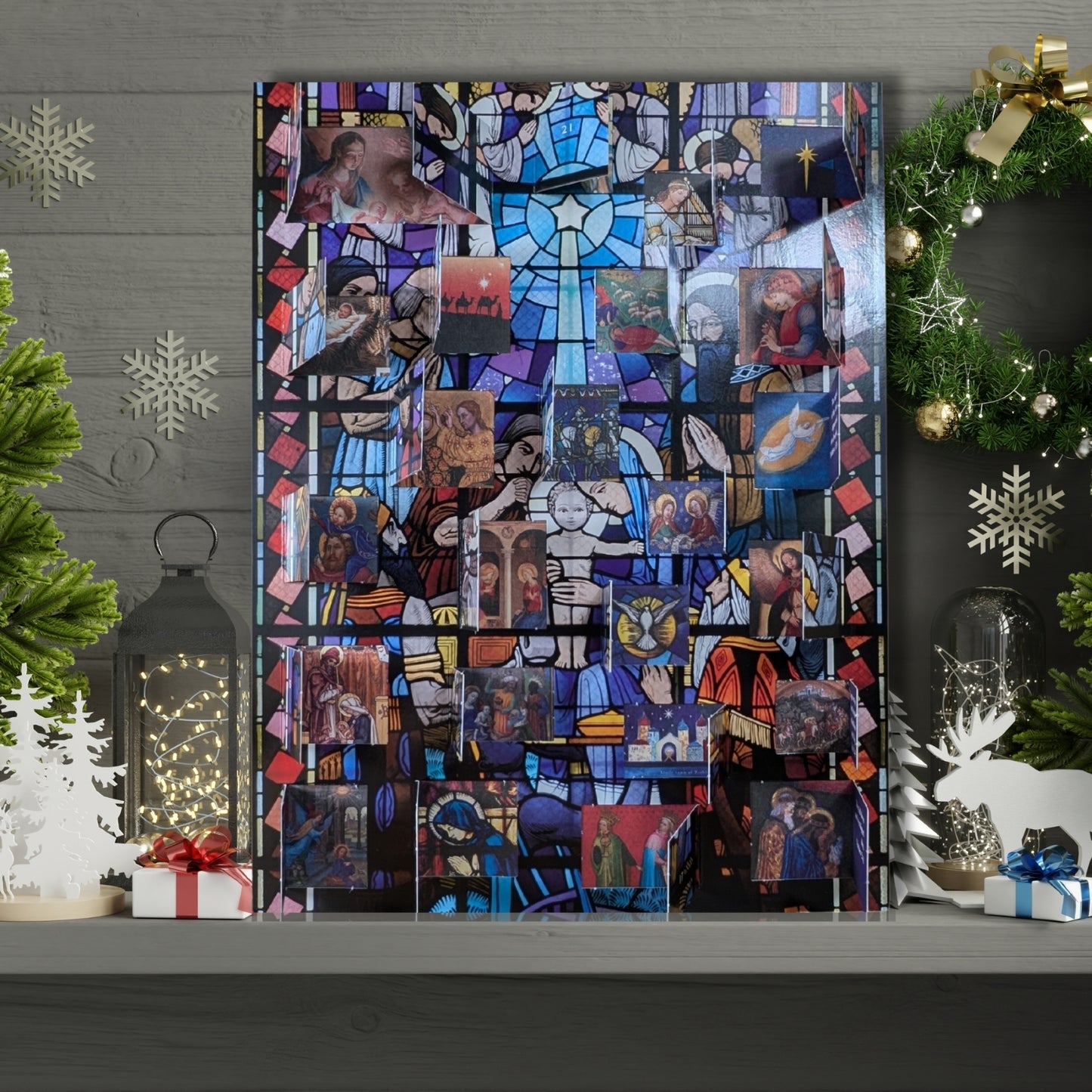 Traditional Advent Calendar Notre Dame Du Rosaire Christmas Advent Calendar