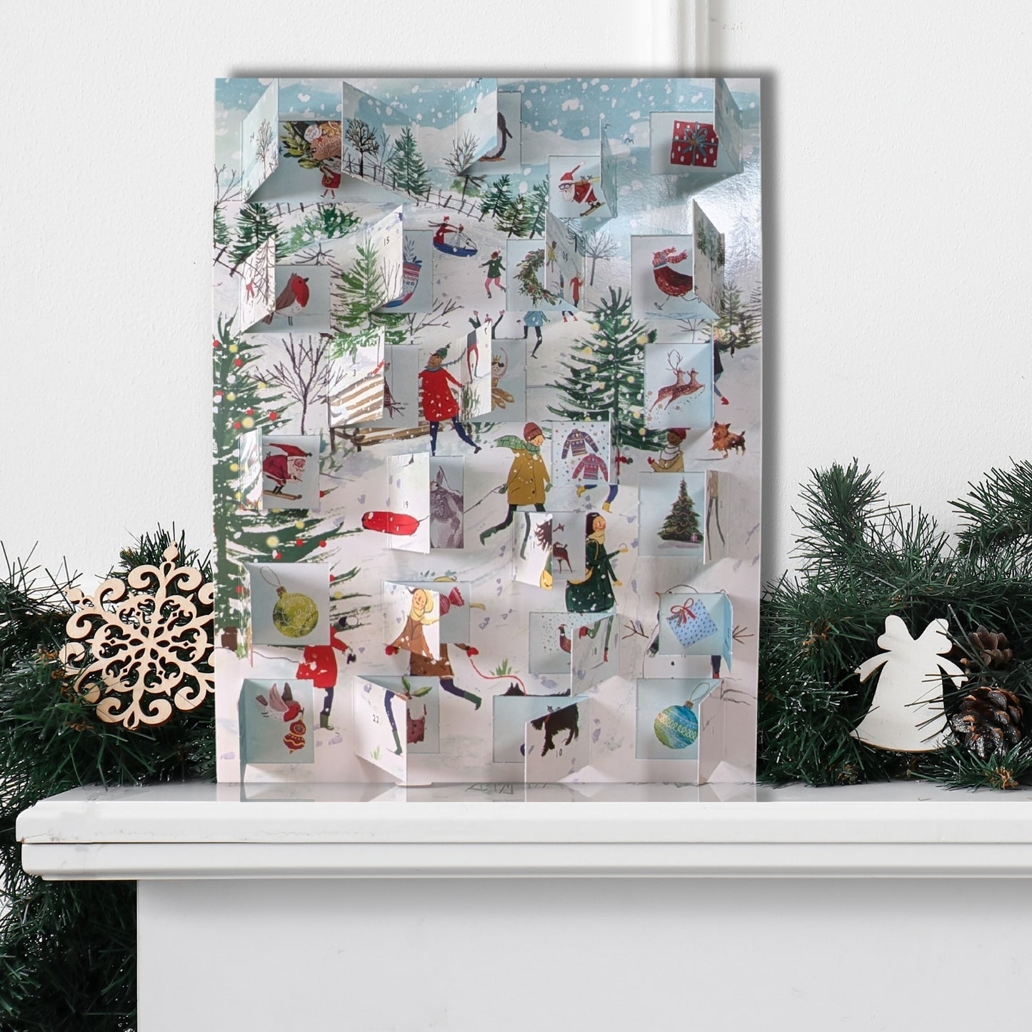 Traditional Advent Calendar Fun In The Snow Christmas Advent Calendar Gift Idea