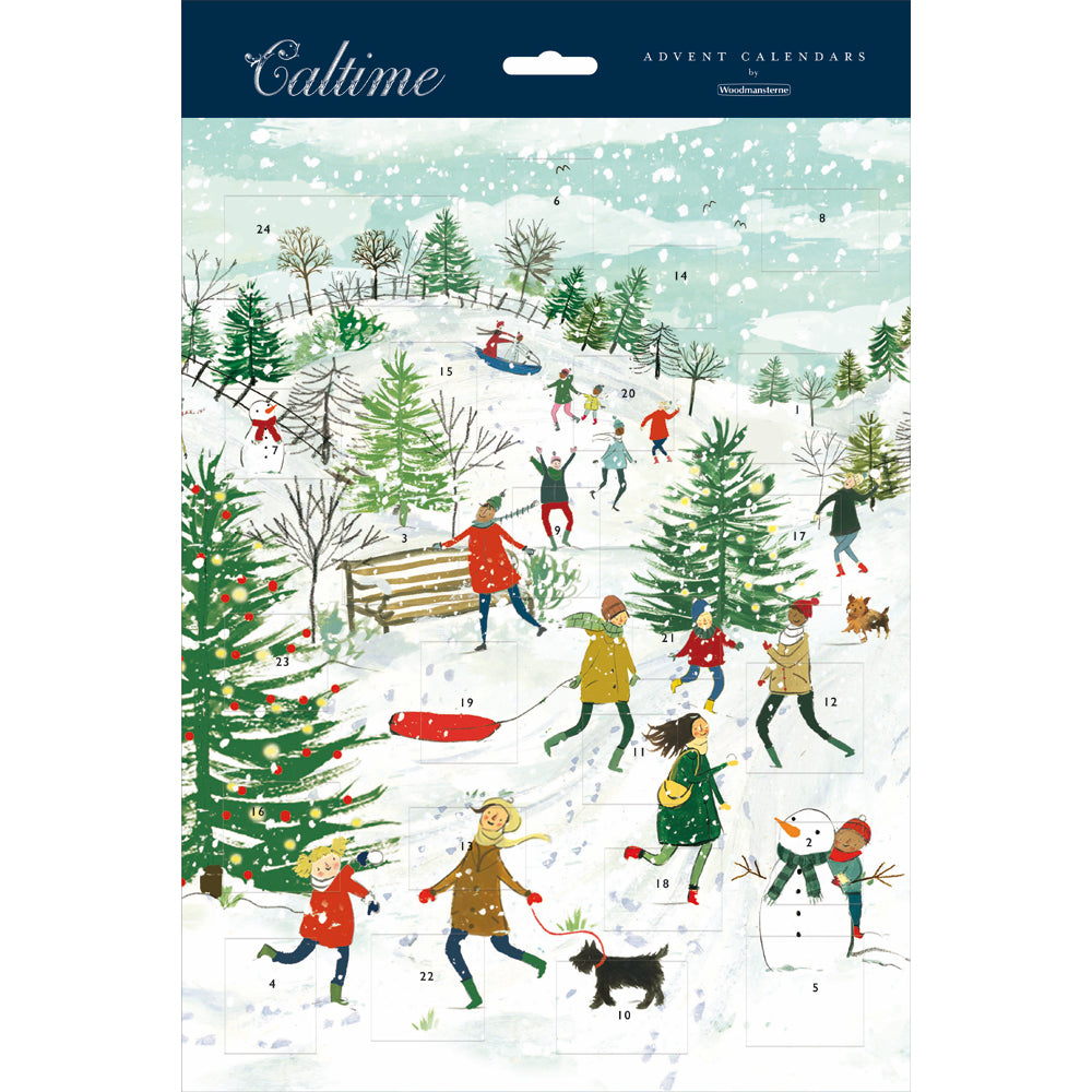 Traditional Advent Calendar Fun In The Snow Christmas Advent Calendar Gift Idea