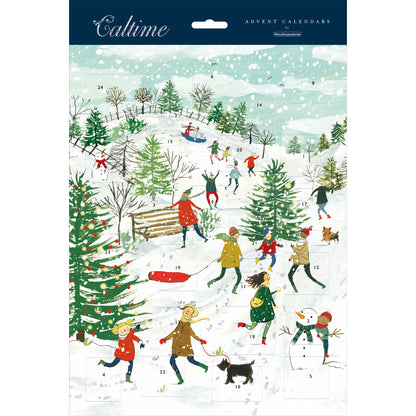 Traditional Advent Calendar Fun In The Snow Christmas Advent Calendar Gift Idea