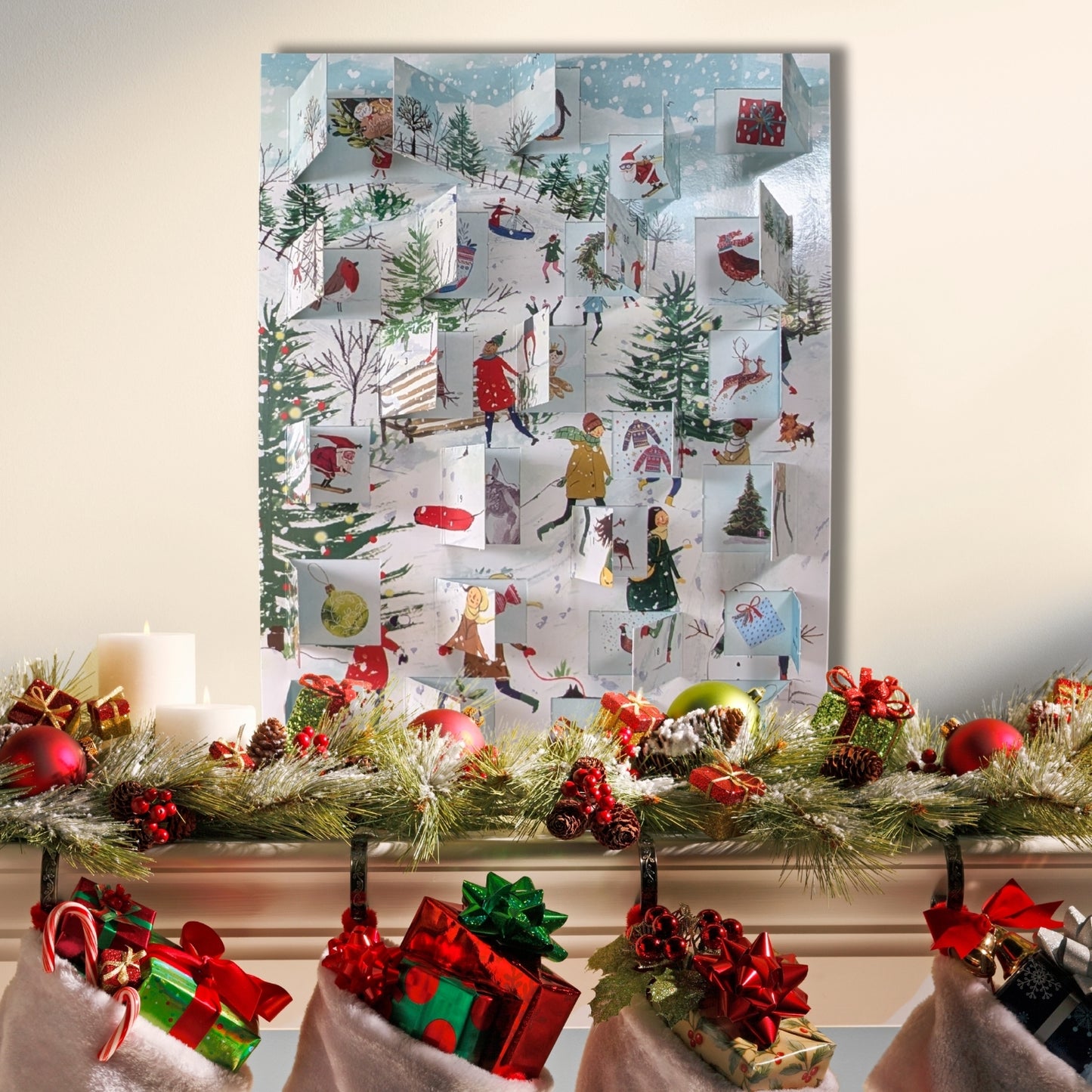 Traditional Advent Calendar Fun In The Snow Christmas Advent Calendar Gift Idea
