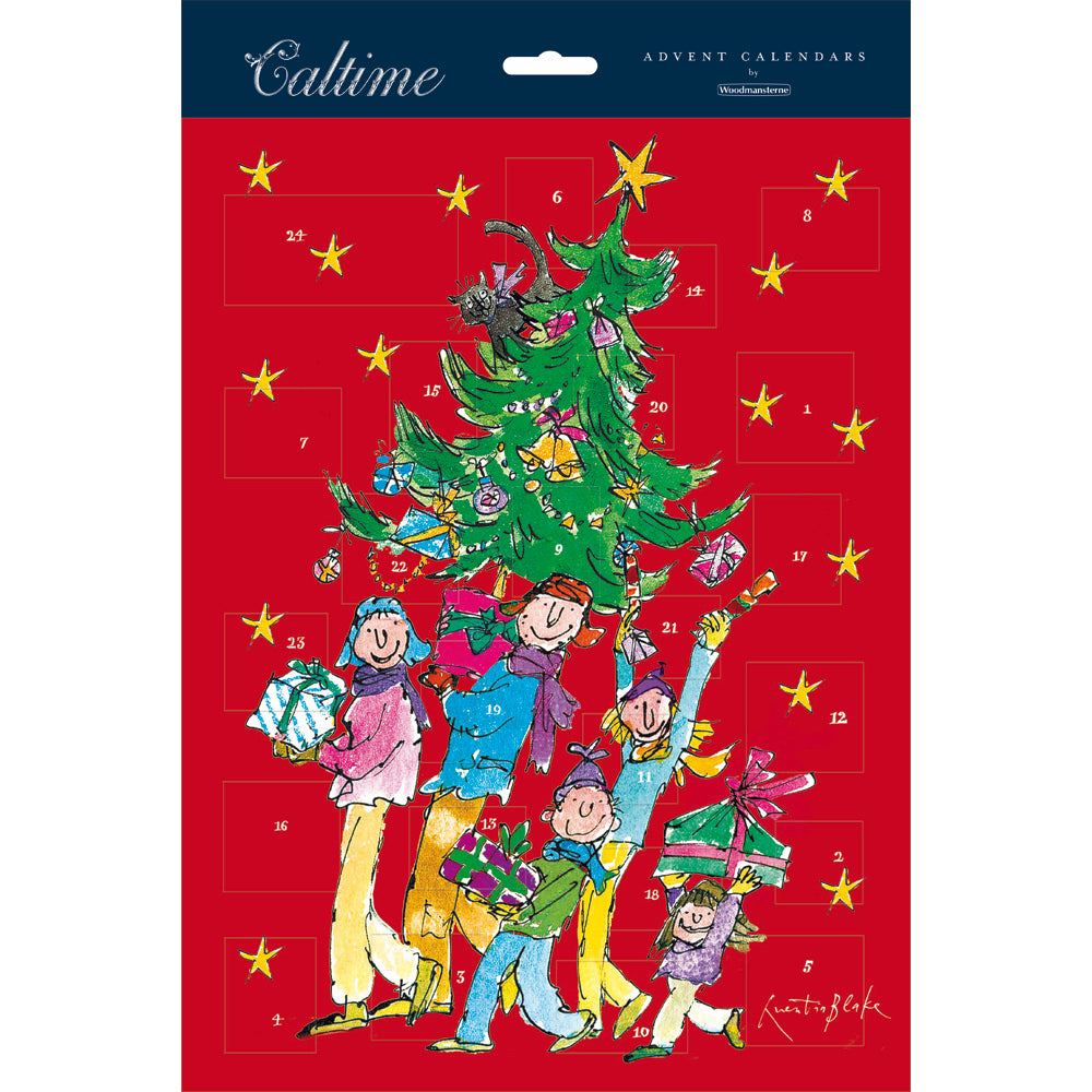 Traditional Advent Calendar Quentin Blake Tree-Mendous Fun! Xmas Advent Calendar