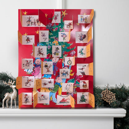 Traditional Advent Calendar Quentin Blake Tree-Mendous Fun! Xmas Advent Calendar