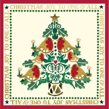 Emma Bridgewater Christmas Joy To One & All Artistic Christmas Greeting Card