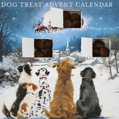 Dog Treats Pet Advent Calendar Waiting For Santa Christmas Advents For Dogs