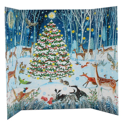 Traditional Picture Advent Calendar Winter Wonderland Christmas Countdown Gift