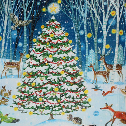Traditional Picture Advent Calendar Winter Wonderland Christmas Countdown Gift