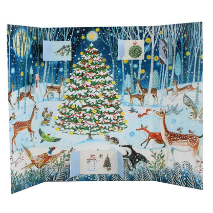 Traditional Picture Advent Calendar Winter Wonderland Christmas Countdown Gift