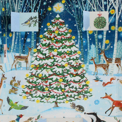 Traditional Picture Advent Calendar Winter Wonderland Christmas Countdown Gift