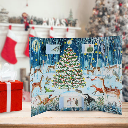 Traditional Picture Advent Calendar Winter Wonderland Christmas Countdown Gift