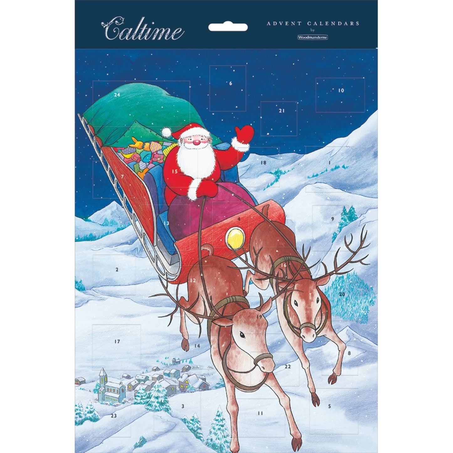 Traditional Picture Advent Calendar Raymond Briggs Father Christmas Gift