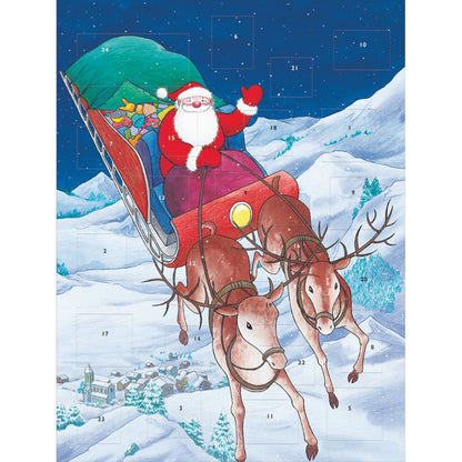 Traditional Picture Advent Calendar Raymond Briggs Father Christmas Gift