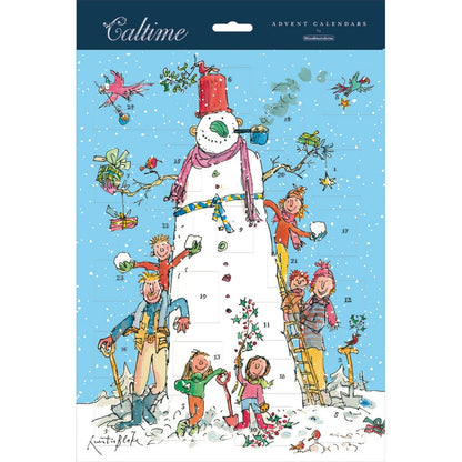 Traditional Picture Advent Calendar Quentin Blake Snowman Christmas Countdown