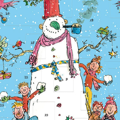 Traditional Picture Advent Calendar Quentin Blake Snowman Christmas Countdown
