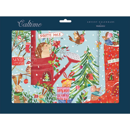 Traditional Freestanding Charity Advent Calendar Greenfingers Christmas Gift