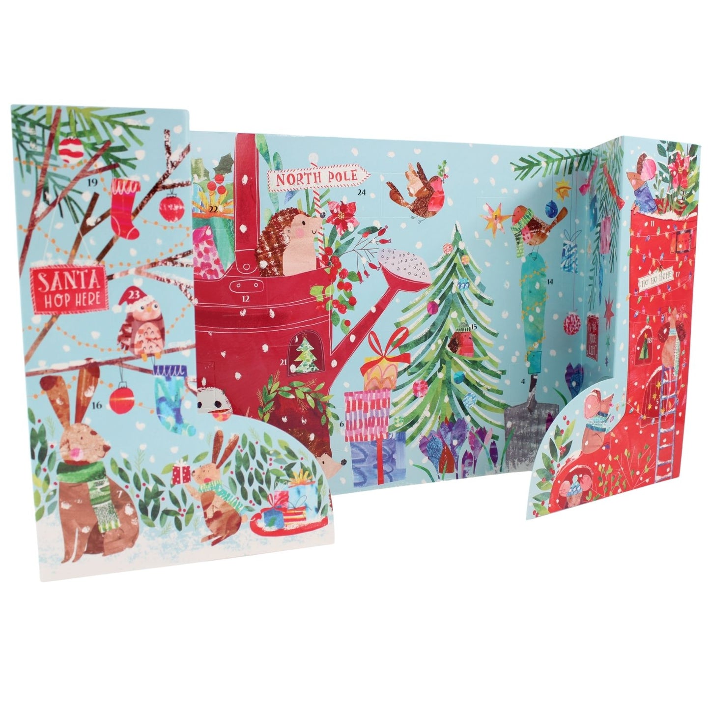 Traditional Freestanding Charity Advent Calendar Greenfingers Christmas Gift