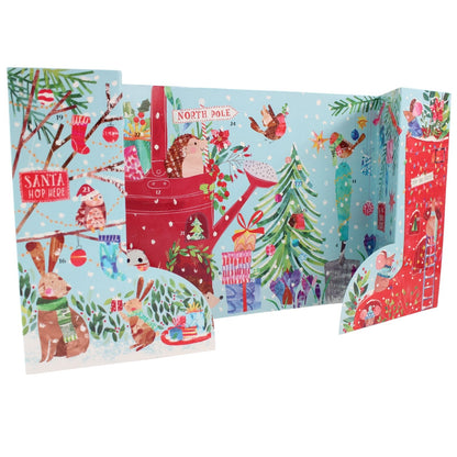 Traditional Freestanding Charity Advent Calendar Greenfingers Christmas Gift