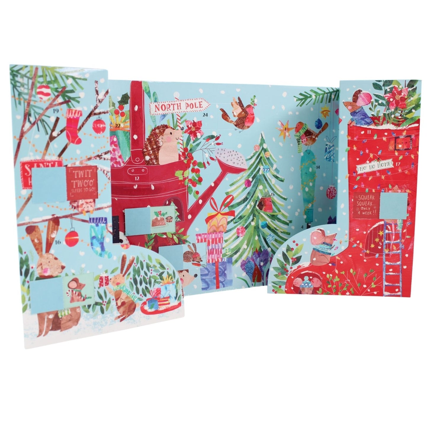 Traditional Freestanding Charity Advent Calendar Greenfingers Christmas Gift