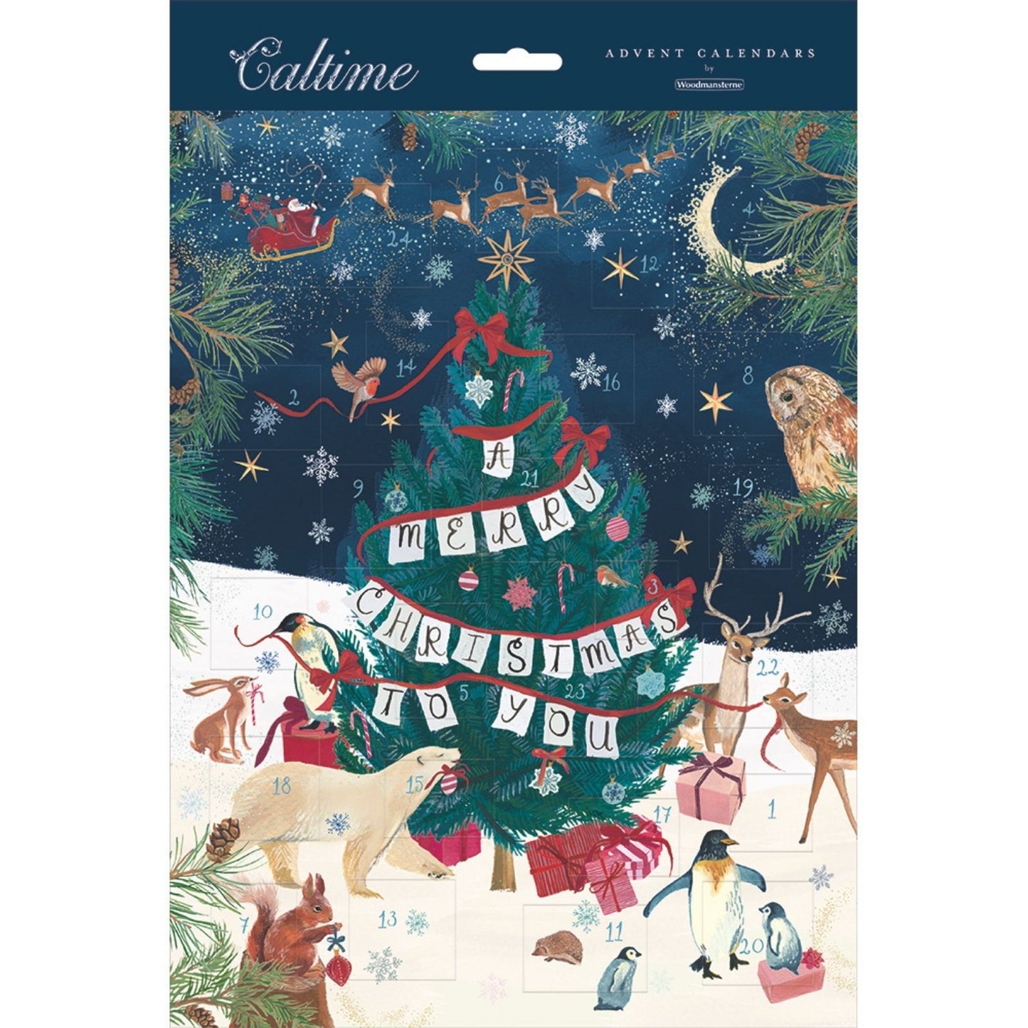 Traditional Picture Advent Calendar Decorating The Tree Christmas Countdown Gift