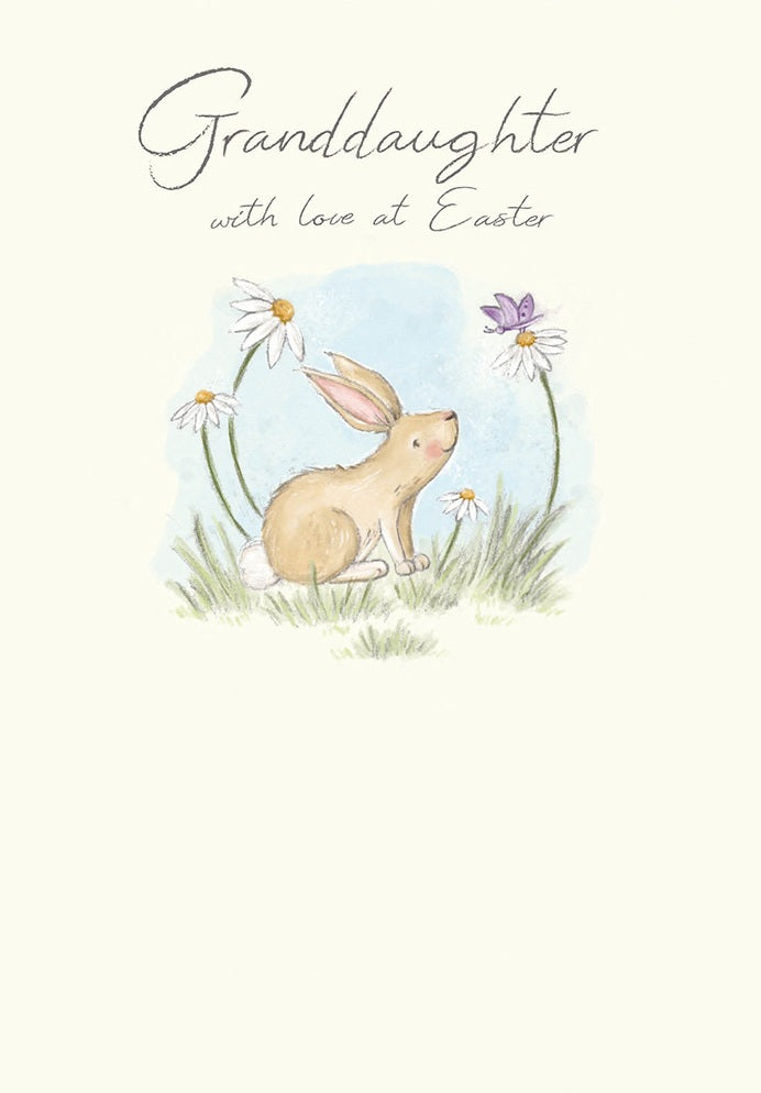 Granddaughter With Love At Easter Card