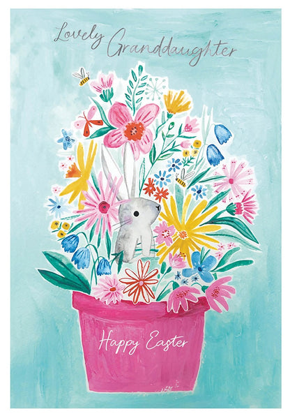 Lovely Granddaughter Bunch Of Joy Easter Card