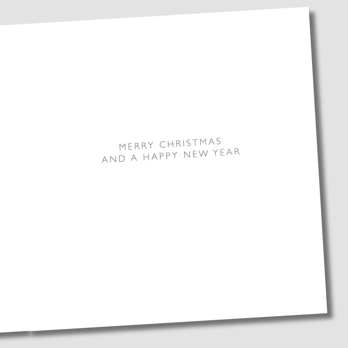 Artistic Christmas Card Gold Foiled Tree Happy Christmas Xmas Greetings