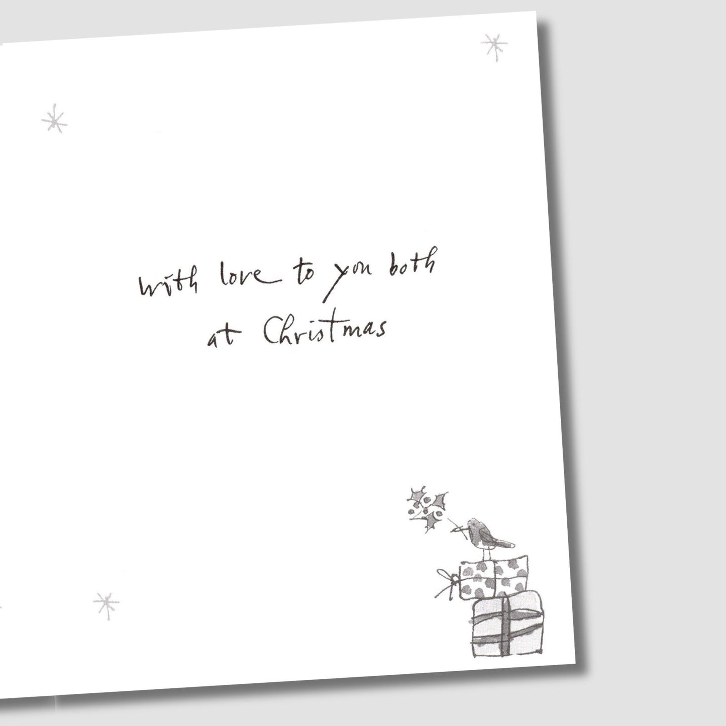 Quentin Blake Special Couple Christmas Card Festive Snowmen Xmas Greetings