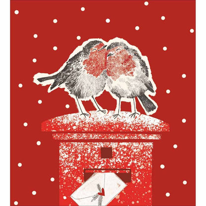 Pack of 5 Charity Christmas Cards Robins Love Birds Cards Multiple Charities
