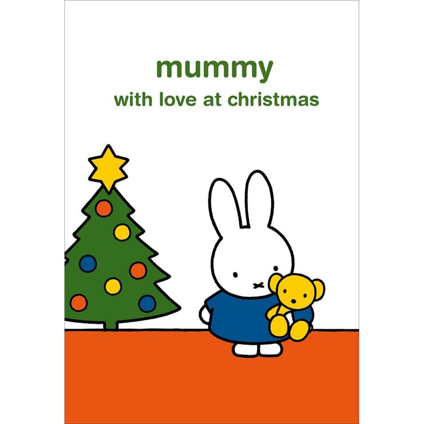 Miffy Mummy Christmas Card Cute Bunny With Love At Christmas Xmas Greetings
