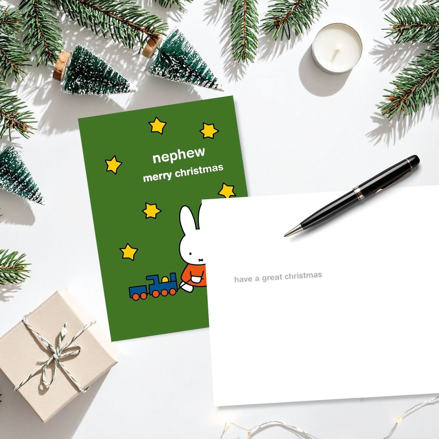 Miffy Nephew Christmas Card Cute Bunny Christmas Express Xmas Greetings