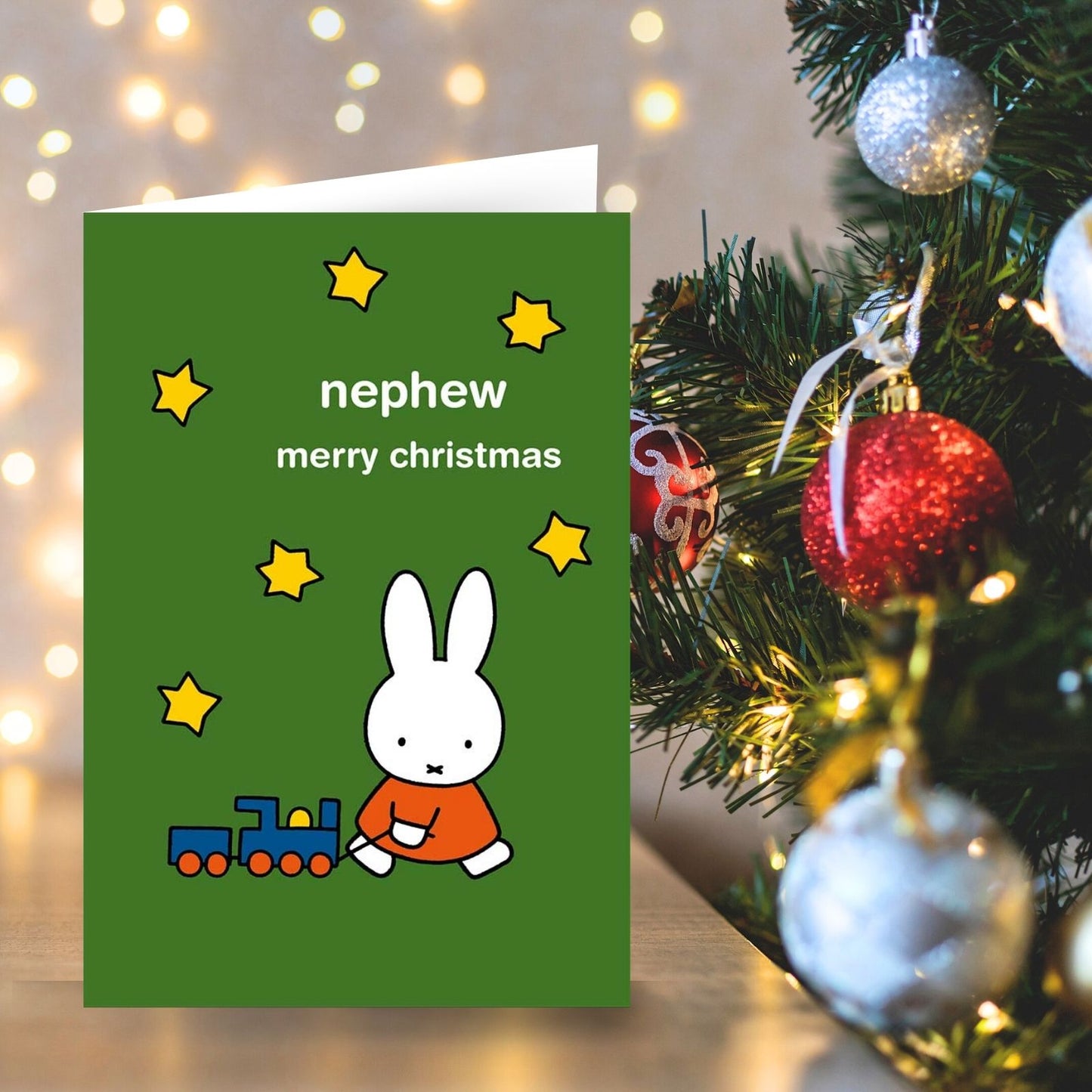 Miffy Nephew Christmas Card Cute Bunny Christmas Express Xmas Greetings