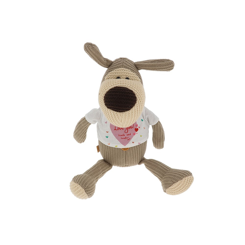 Boofle Knitted Toy Love You Loads Super Snuggly Pup! Plush Gift Idea