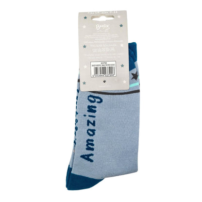 Boofle Awesome Daddy Mug & Socks Gift Set Daddy's Super Surprise! Gift Idea