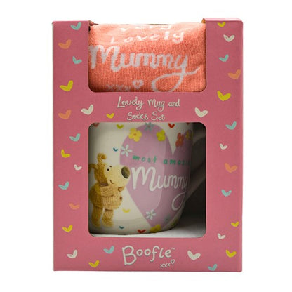 Boofle Amazing Mummy Mug & Socks Gift Set Love-Filled Surprise! Gift Idea