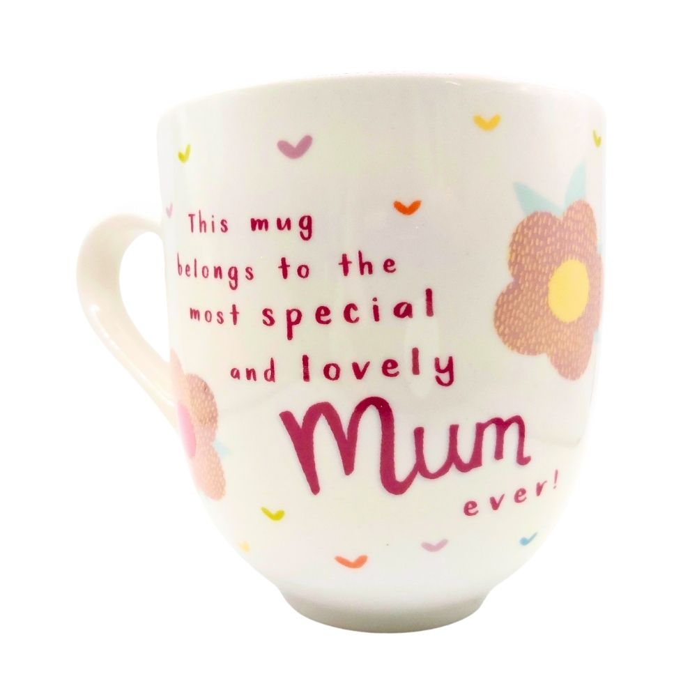 Boofle Lovely Mum Mug & Coaster Gift Set Mummy Love! Gift Idea