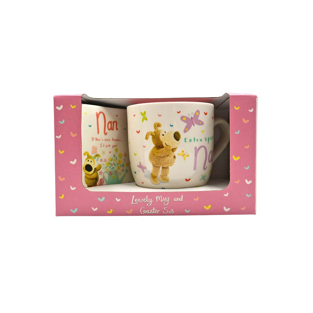 Boofle Extra Special Nan Mug & Coaster Gift Set Nan-Tastic Love! Gift Idea