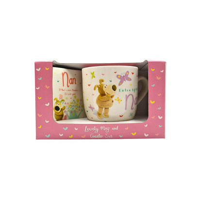 Boofle Extra Special Nan Mug & Coaster Gift Set Nan-Tastic Love! Gift Idea