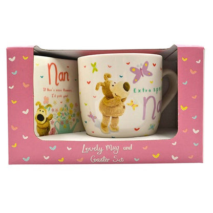 Boofle Extra Special Nan Mug & Coaster Gift Set Nan-Tastic Love! Gift Idea