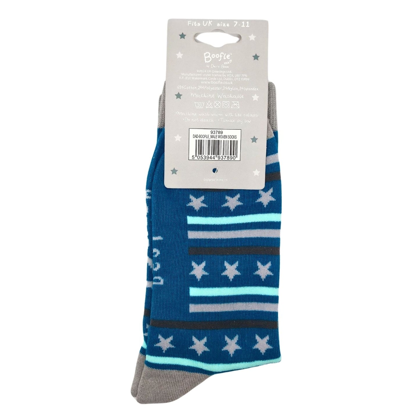 Boofle Best Dad Mug & Socks Gift Set Daddy's Starry Surprise! Gift Idea