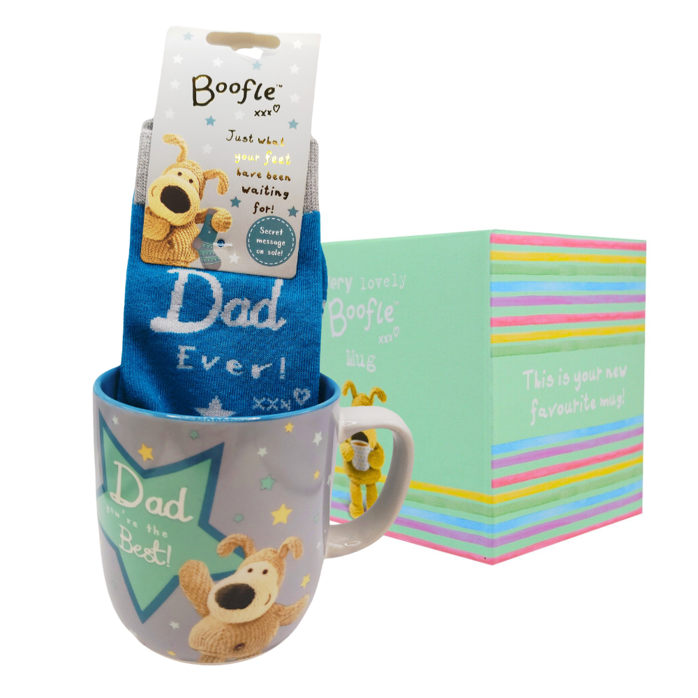 Boofle Coolest Dad Mug & Socks Gift Set