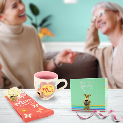 Boofle Mum In A Million Mug & Socks Gift Set
