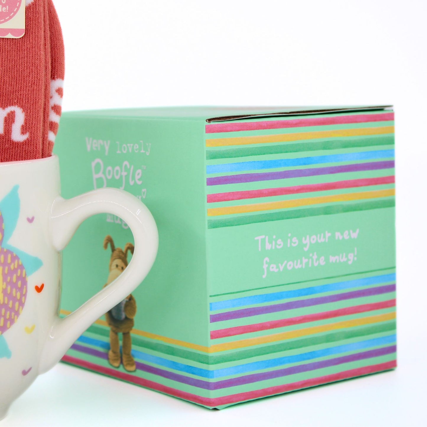 Boofle Mum In A Million Mug & Socks Gift Set