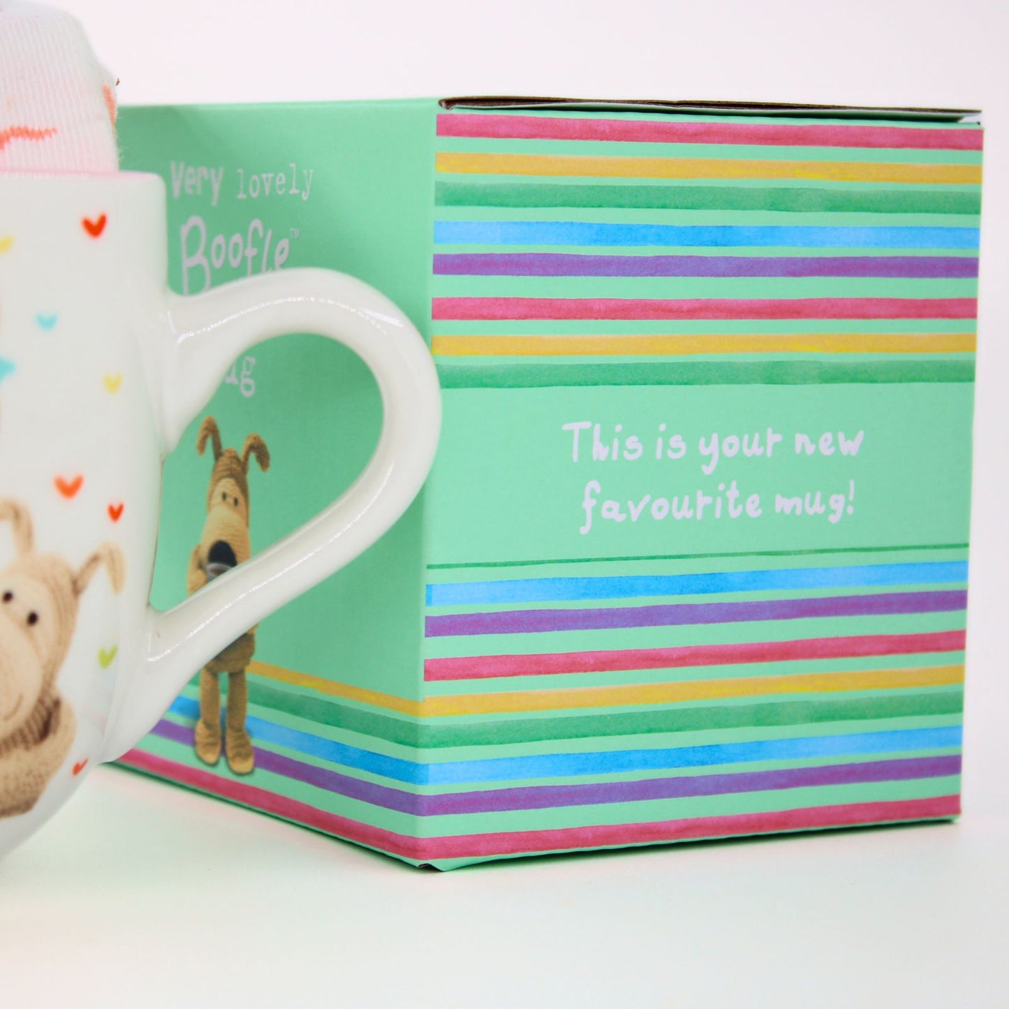 Boofle Loveliest Sister Mug & Socks Gift Set