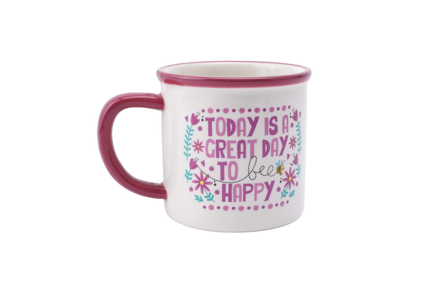 Live HappyToday Is A Great Day To Bee Happy Stoneware Mug In Gift Box Gift Idea