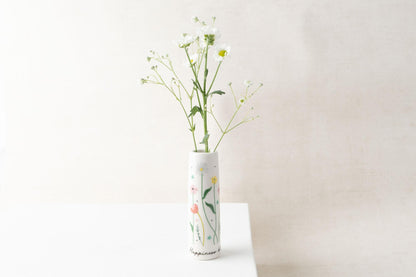 The Flower Market Happiness Single Stem Bud Mini Ceramic Bud Vase Gift Idea