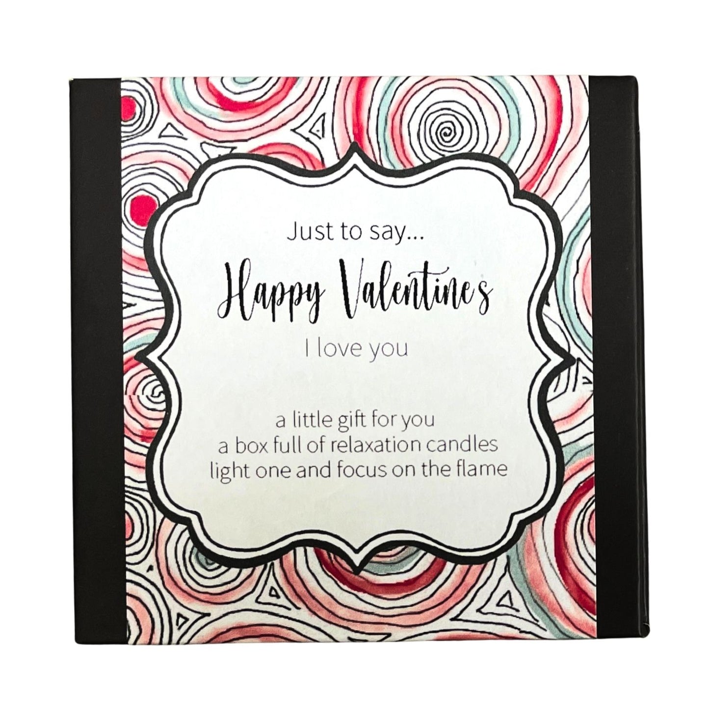 Cotton & Grey Just To Say... Happy Valentine's Candles Valentine's Day Gift Idea